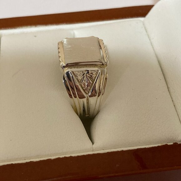 IB Goodman Sterling Silver 925 Signet Ring Size 10 - Picture 3 of 8